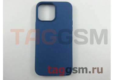 Задняя накладка для iPhone 13 Pro Max (силикон, синий кобальт (Full Case))