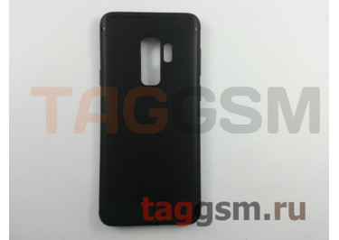 Задняя накладка для Samsung G965FD Galaxy S9 Plus (силикон, черная) Baseus
