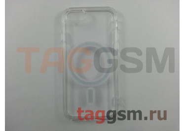 Задняя накладка для iPhone 7 / 8 / SE (2020) (прозрачная,с магнитом) MagSafe