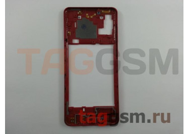 Средняя часть корпуса для Samsung SM-A217 Galaxy A21s (красный)