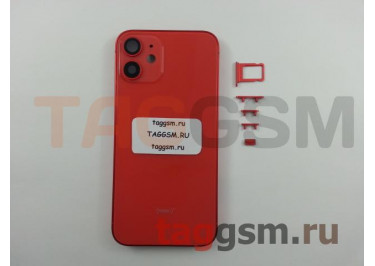 Задняя крышка для iPhone 12 mini (красный) в сборе, ориг
