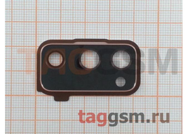 Стекло задней камеры для Samsung G780 Galaxy S20 FE (оранжевый), ориг