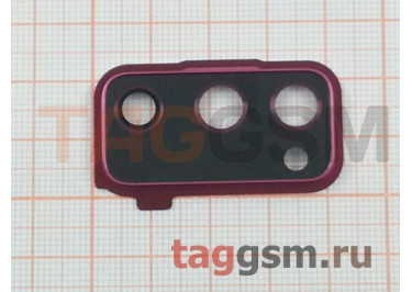 Стекло задней камеры для Samsung G780 Galaxy S20 FE (красный), ориг