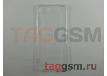 Задняя накладка для Huawei Honor 10 (силикон, прозрачная (Armor series)), техпак