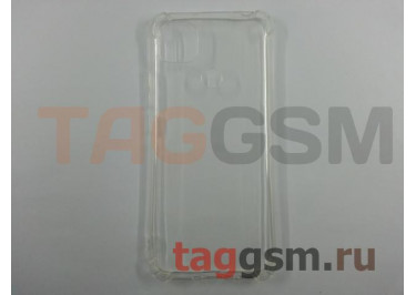Задняя накладка для Xiaomi Redmi 9C (силикон, прозрачная (Armor series)), техпак