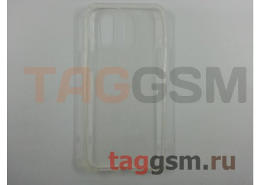 Задняя накладка для iPhone 12 Pro Max (силикон, прозрачная (Armor series)), техпак