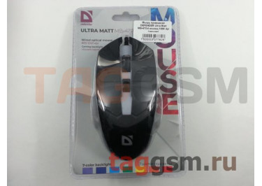 Мышь проводная DEFENDER Ultra Matt MB-470 4 кнопки,1000 dpi (черная)