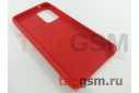 Задняя накладка для Samsung A52 / A525F Galaxy A52 (2021) (силикон, матовая, красная) Faison