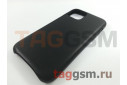 Задняя накладка для iPhone 11 Pro (кожа, матовая, черная) Faison