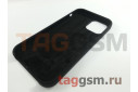 Задняя накладка для iPhone 12 / 12 Pro (силикон, матовая, черная) Faison