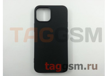 Задняя накладка для iPhone 13 mini (силикон, матовая, черная (Soft Matte)) Faison