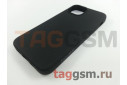 Задняя накладка для iPhone 13 mini (силикон, матовая, черная (Soft Matte)) Faison