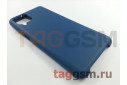 Задняя накладка для Samsung A12 / A125F Galaxy A12 (2021) (силикон, матовая, синяя) Faison