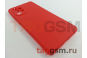 Задняя накладка для Samsung A52 / A525F Galaxy A52 (2021) (силикон, матовая, красная (Matte)) Faison