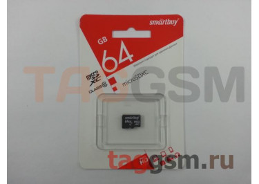 Micro SD 64Gb Smartbuy Class 10 без адаптера
