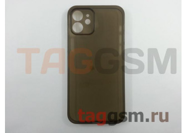 Задняя накладка для iPhone 12 (прозрачная, черная (Thin)) HOCO