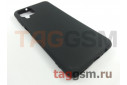 Задняя накладка для Samsung A12 / A125F Galaxy A12 (2021) (силикон, матовая, черная (Soft Matte)) Faison