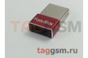 Переходник Type-C (f) - USB (m) (металл) (красный) Faison P-16