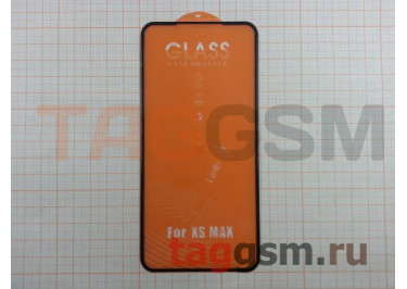 Пленка / стекло на дисплей для iPhone XS MAX / 11 Pro MAX (Gorilla Glass) (Anti-shatter) 5D (черный) Faison