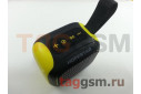 Колонка портативная  (Bluetooth+AUX+USB+MicroSD) (черная с желтой вставкой) Hopestar, A22