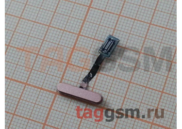 Шлейф для Samsung G970 Galaxy S10e + сканер отпечатка пальца (розовый)