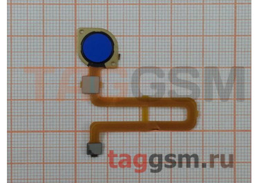 Шлейф для Xiaomi Redmi 9C / 10A + сканер отпечатка пальца (синий)