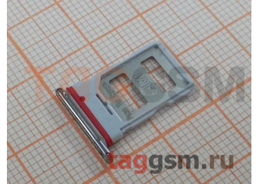Держатель сим для Xiaomi Poco F3 (серебро)