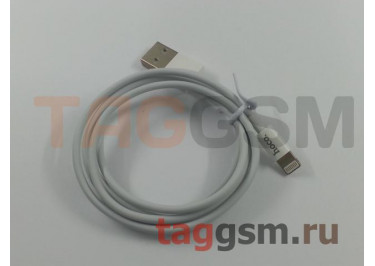 USB для iPhone X / iPhone 8 / iPhone 7 / iPhone 6 / iPhone 5 / iPad4 / iPad Mini (в коробке) белый 1м, HOCO (X23)