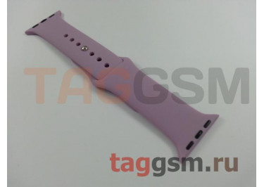 Ремешок для Apple Watch 38mm / 40mm / 41mm (силикон, лиловый), размер S / M