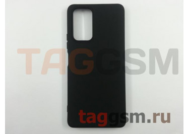 Задняя накладка для Xiaomi Redmi Note 10 Pro (силикон, матовая, черная)