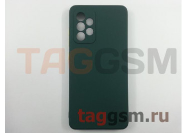 Задняя накладка для Samsung A52 / A525F Galaxy A52 (2021) (силикон, матовая, зеленая (Midl)) Faison