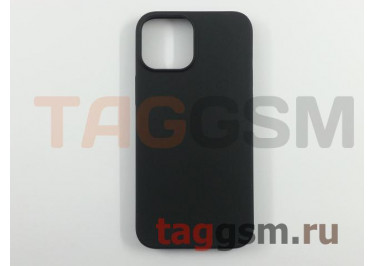 Задняя накладка для iPhone 13 mini (силикон, матовая, черная (Fascination)) HOCO