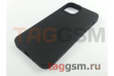 Задняя накладка для iPhone 13 mini (силикон, матовая, черная (Fascination)) HOCO