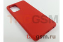 Задняя накладка для Samsung A52 / A525F Galaxy A52 (2021) (силикон, матовая, красная)