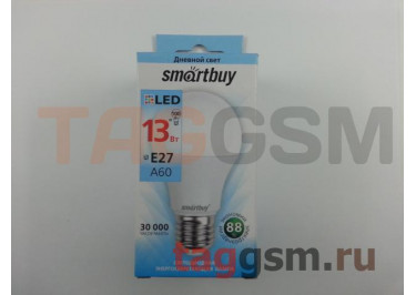 Лампа светодиодная (E27) (13Вт / 220-240V / 4000К) SmartBuy A60