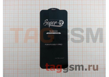 Пленка / стекло на дисплей для iPhone X / XS / 11 Pro (Gorilla Glass) SUPER-D 5D (черный) Mietubl