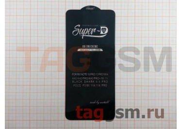 Пленка / стекло на дисплей для XIAOMI Redmi Note 10 Pro / Note 10 Pro Max / Note 11 Pro 4G / Note 11 Pro 5G / Poco X4 Pro 5G / Poco F4 (Gorilla Glass) SUPER-D 5D (черный) Mietubl
