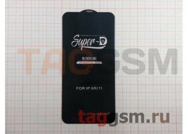 Пленка / стекло на дисплей для iPhone XR / 11 (Gorilla Glass) SUPER-D 5D (черный) Mietubl