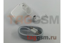 Наушники внутриканальные OLMIO TWE-09 (Bluetooth) + микрофон (белые)