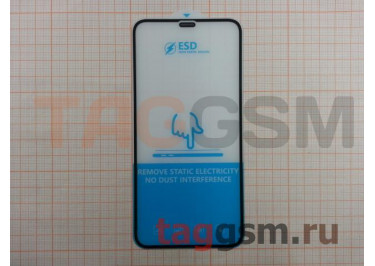Пленка / стекло на дисплей для iPhone XR / 11 (Gorilla Glass) (Anti-Static) 9D (черный) Faison