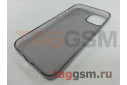 Задняя накладка для iPhone 13 (силикон, прозрачная, черная) Borofone
