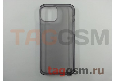 Задняя накладка для iPhone 13 mini (силикон, прозрачная, черная) Borofone