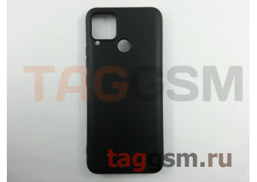 Задняя накладка для Realme C15 (силикон, черная (Full TPU Case))
