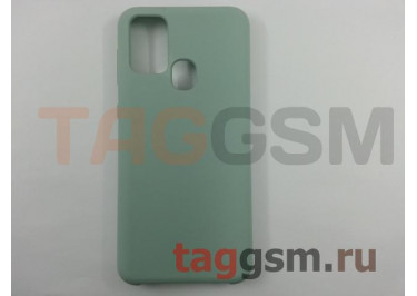 Задняя накладка для Samsung M31 / M315 Galaxy M31 (силикон, бирюзовая), ориг