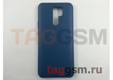 Задняя накладка для Xiaomi Redmi 9 (силикон, синий кобальт), ориг