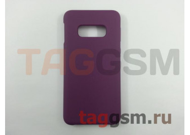 Задняя накладка для Samsung G970 Galaxy S10e (силикон, темно-фиолетовая), ориг