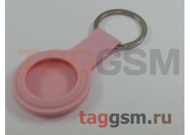 Чехол-брелок для AirTag (силикон, светло-розовый)