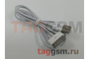 USB для iPhone 4 / iPhone 3 / iPad / iPad 2 / iPod (силикон) (1м) белый, Exployd EX-K-806