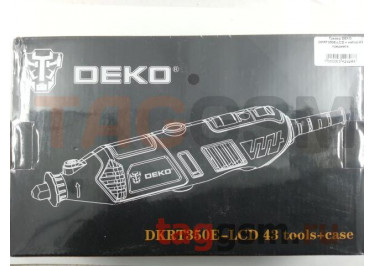 Гравер DEKO DKRT350E-LCD + набор 43 предмета