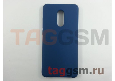Задняя накладка для Xiaomi Redmi 5 (силикон, синий кобальт), ориг
